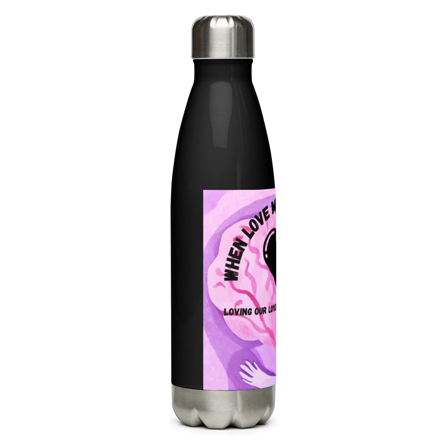 Stainless steel water bottle