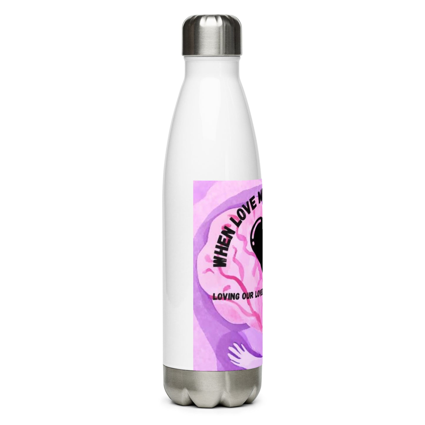 Stainless steel water bottle