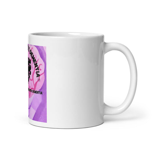 White glossy mug